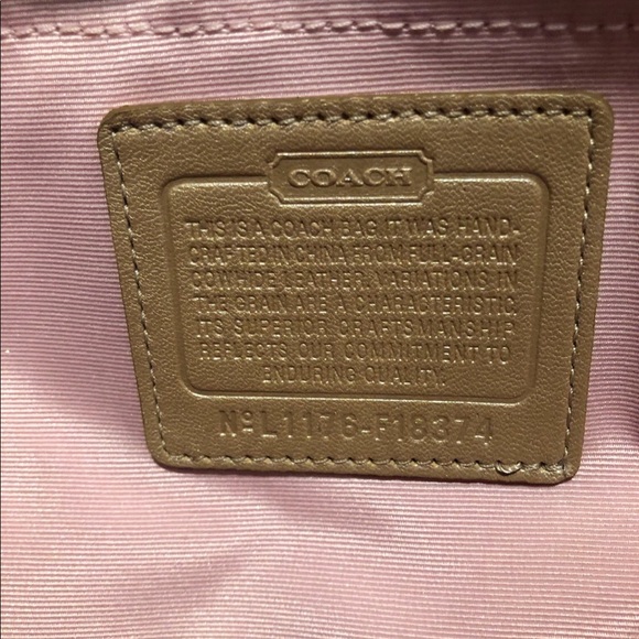 Coach Leather Diaper / Duffle Bag - Picture 5 of 7